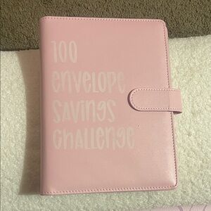 Pink Envelope Savings Challenge Binder